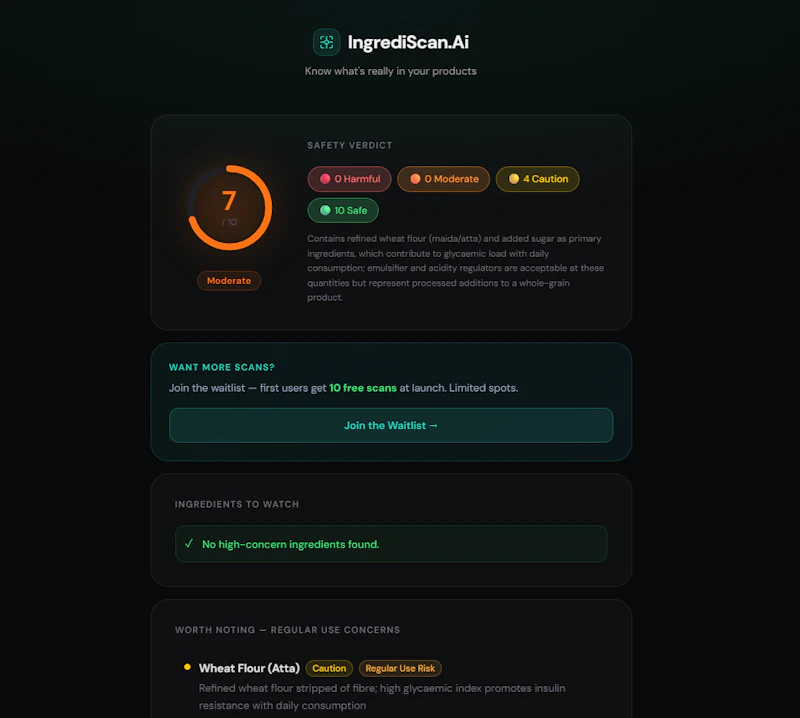 IngrediScan.Ai screenshot 5