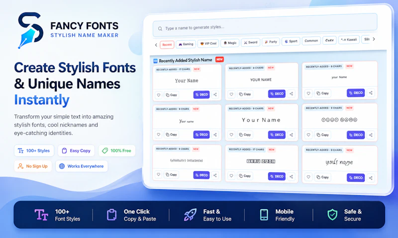 Stylish Name Maker screenshot 1
