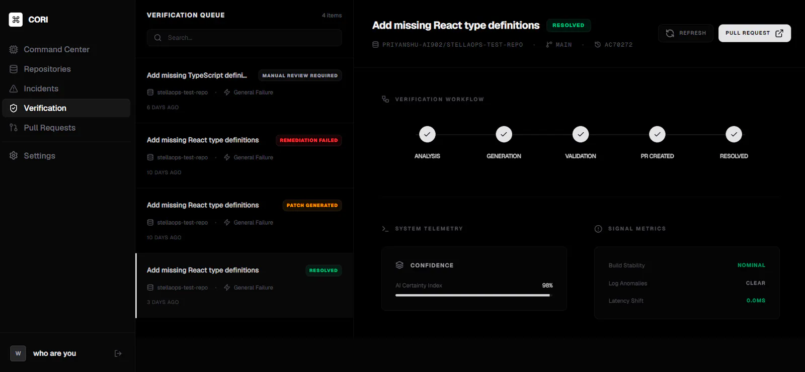 CORI screenshot 4