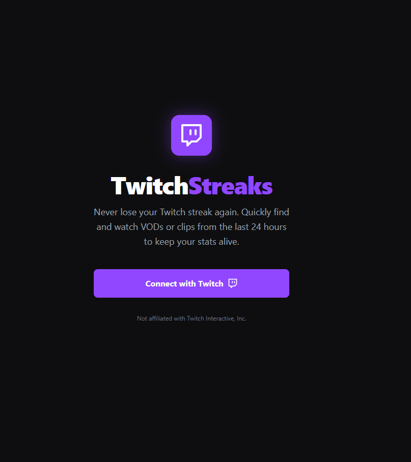 TwitchStreaks