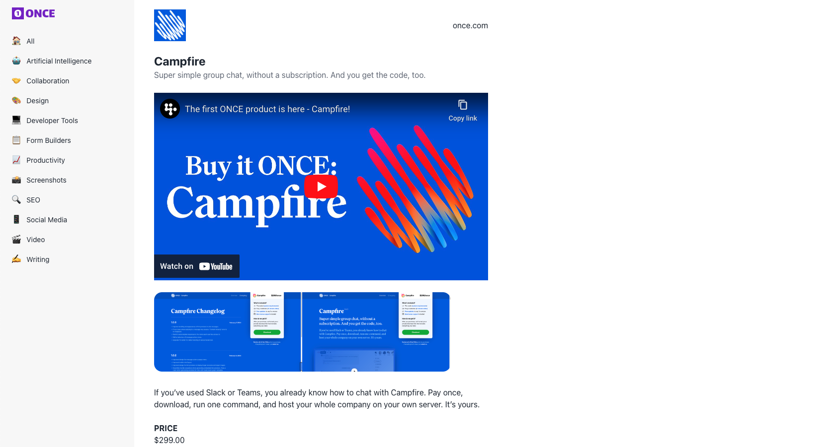 once.tools gallery image