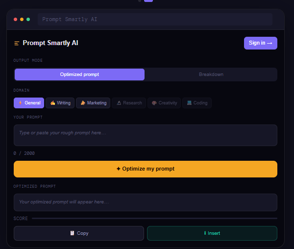 Prompt Smartly AI gallery image