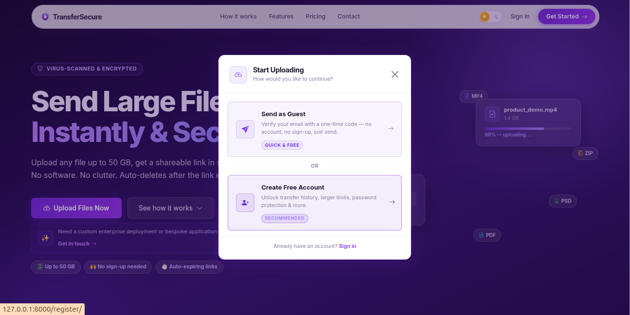 TransferSecure gallery image
