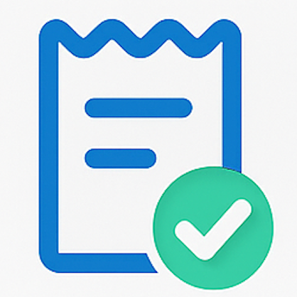 Track receipts automatically with AI