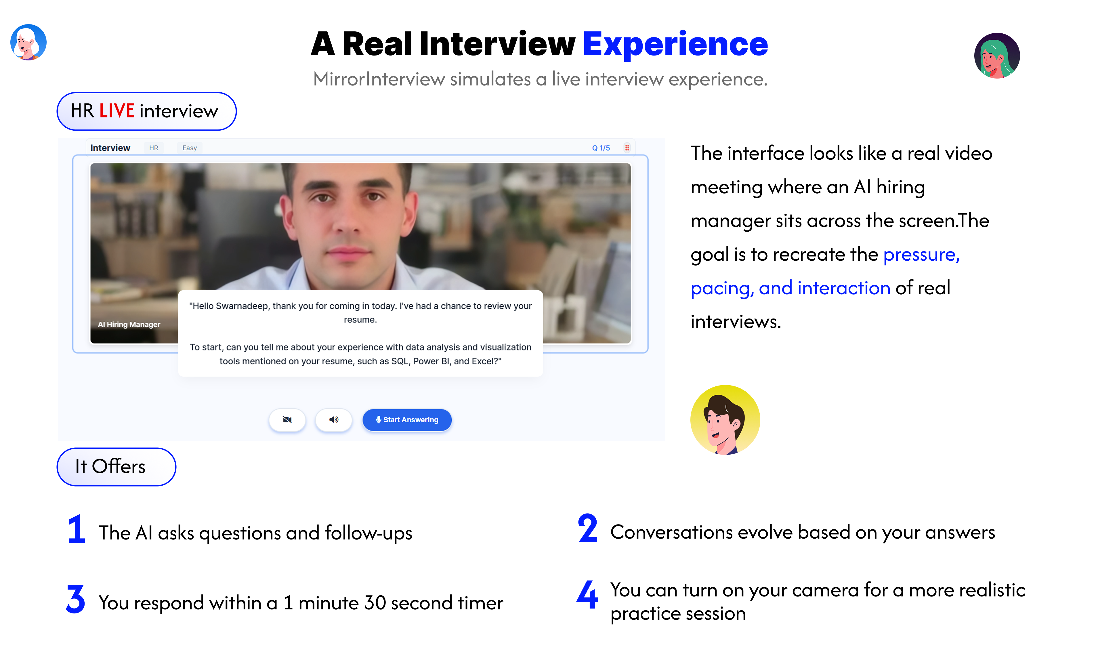 MirrorInterview - Prep Fast & Smart media 4