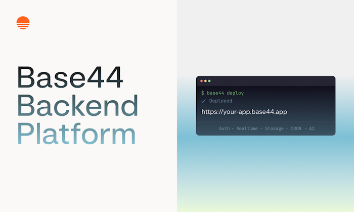Base44 Backend Platform产品图