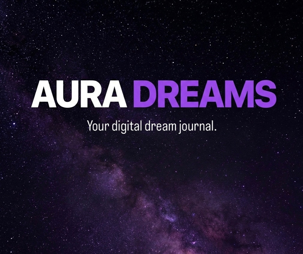 Aura Dreams - Product Hunt launch logo and brand identity