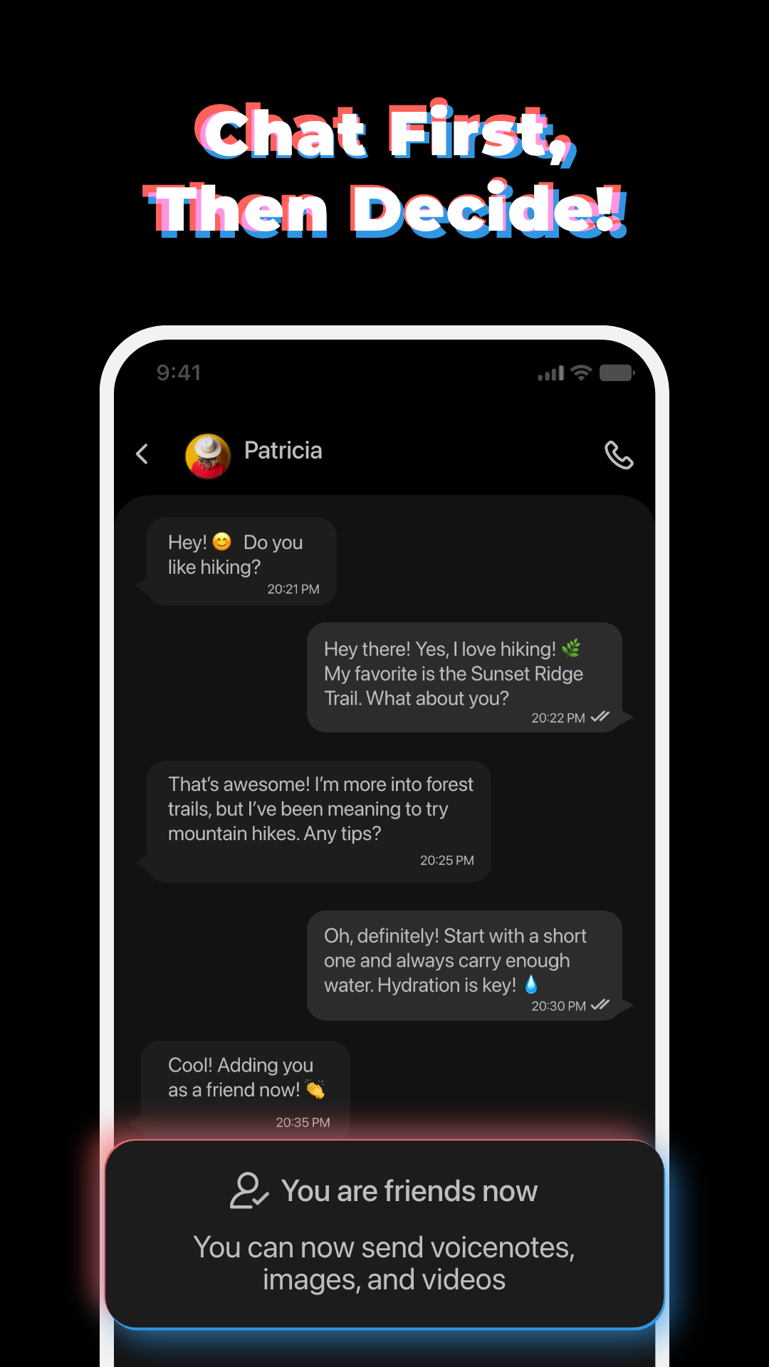 Chato - Secure random chat app to meet new people online media 3