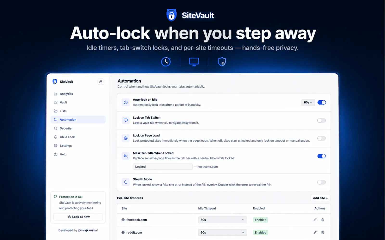 SiteVault screenshot 3
