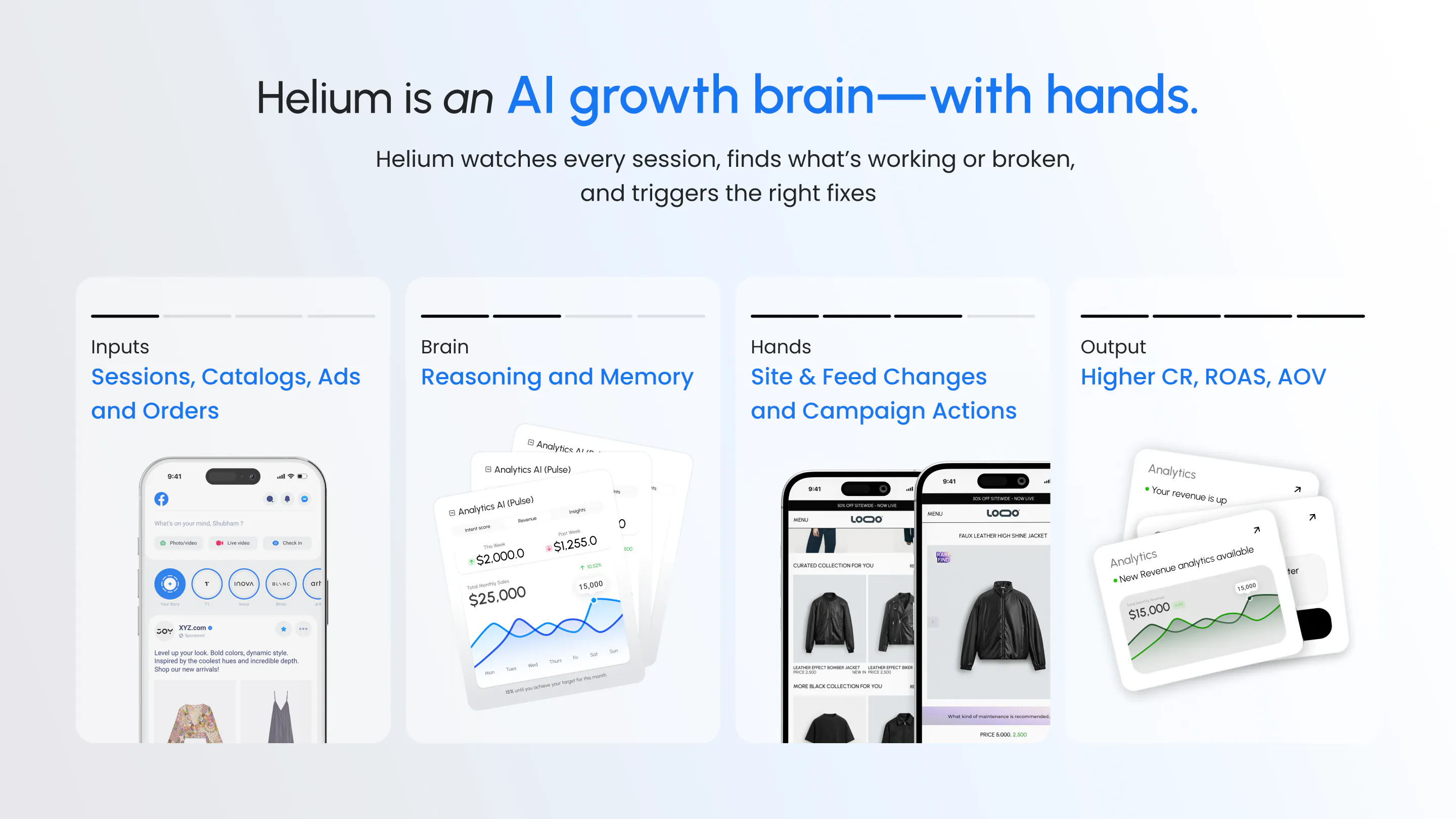 Helium: Agentic AI for Ecommerce Growth gallery image