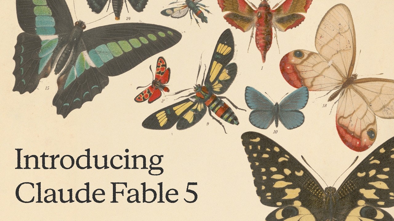 Claude Fable 5: a Mythos-class1 model gallery image