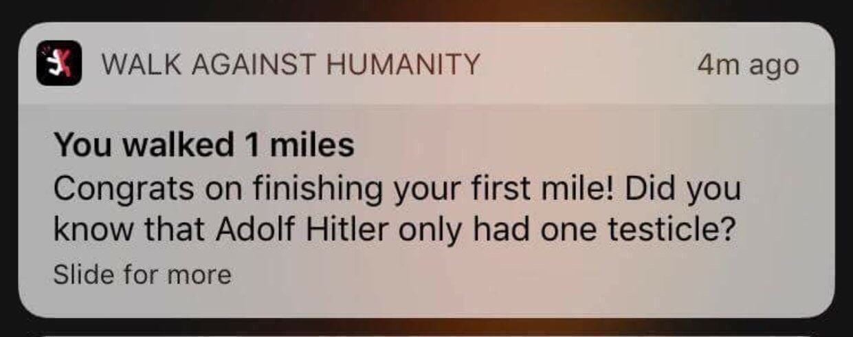 Walk Against Humanity gallery image