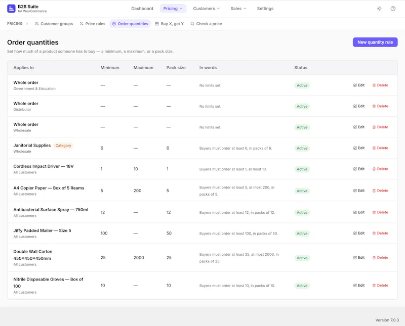 Softminal B2B Suite for WooCommerce screenshot 6
