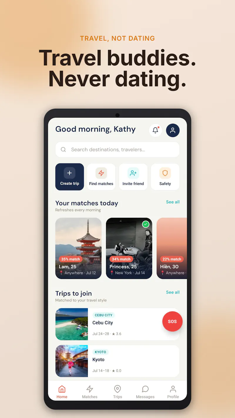 Wanderly — Find Travel Tribe screenshot 8