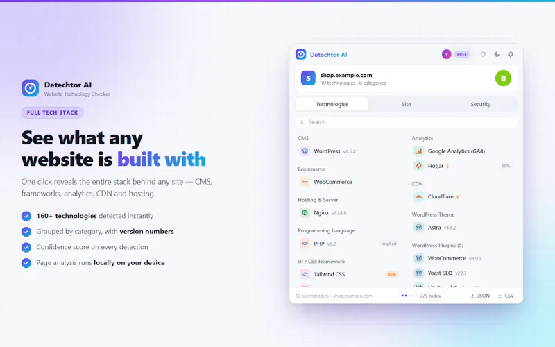 Detechtor AI screenshot 1