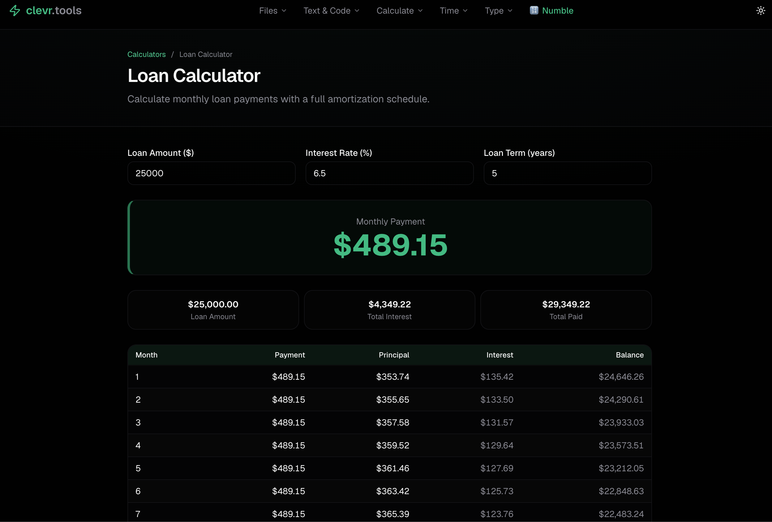 clevr.tools - Screenshot 3 showing product features and functionality