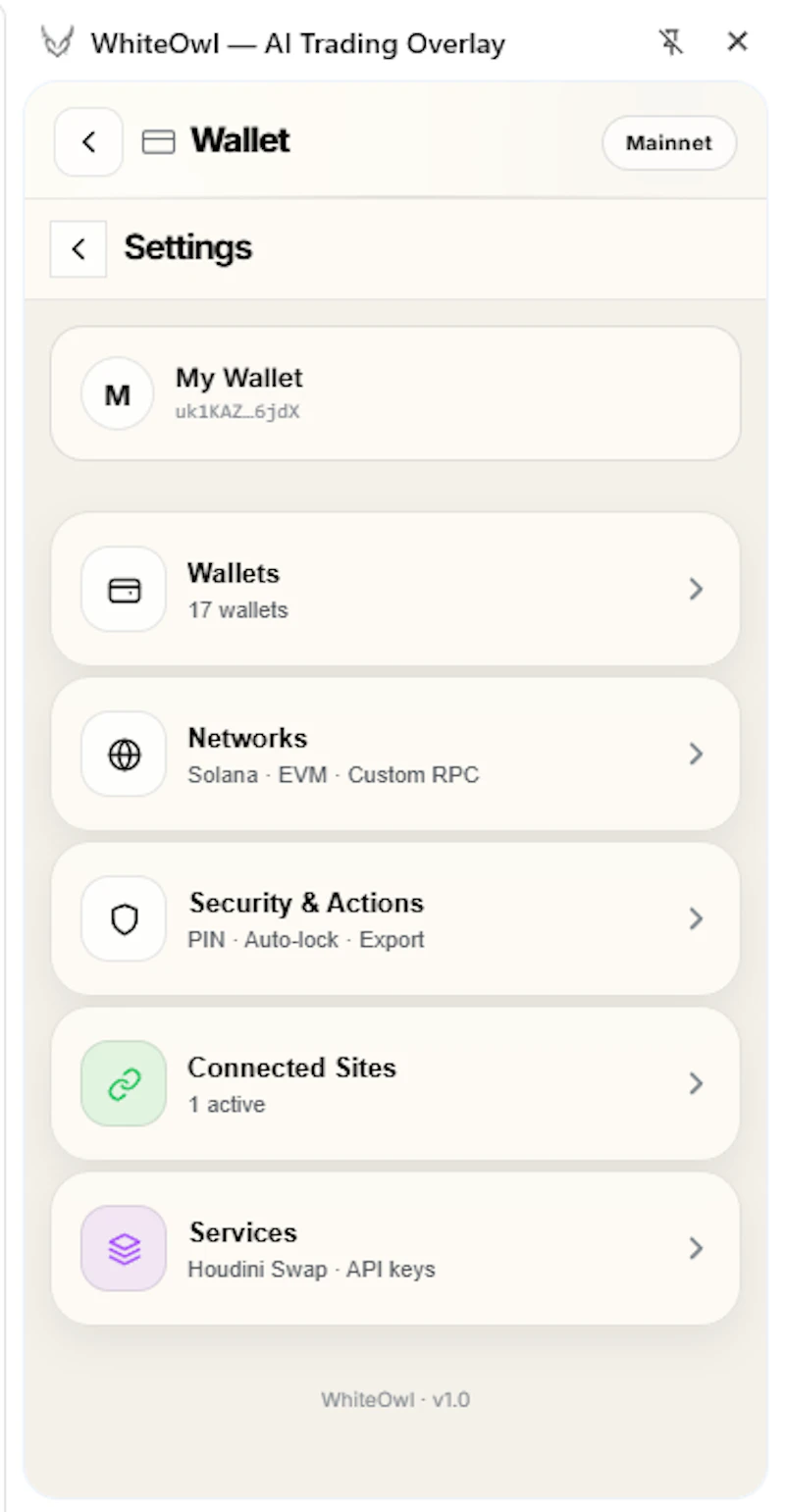 WhiteOwl screenshot 14