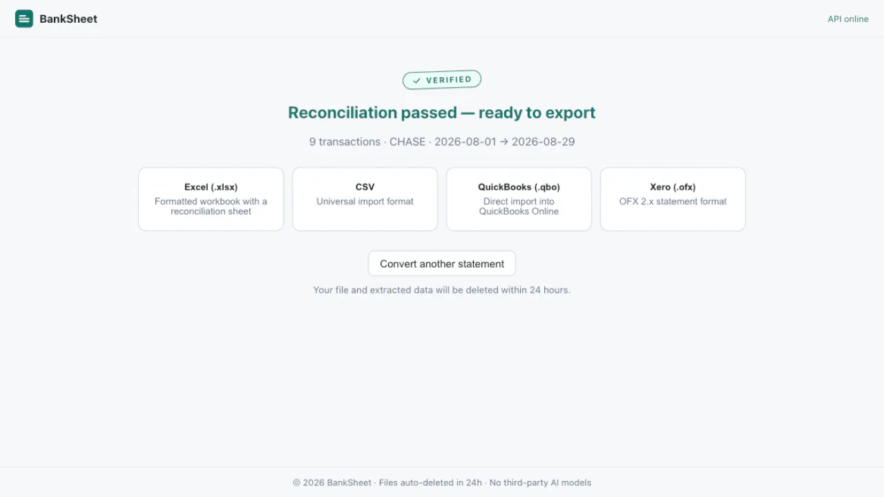 BankSheet gallery image