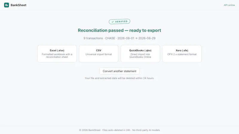 BankSheet screenshot 3