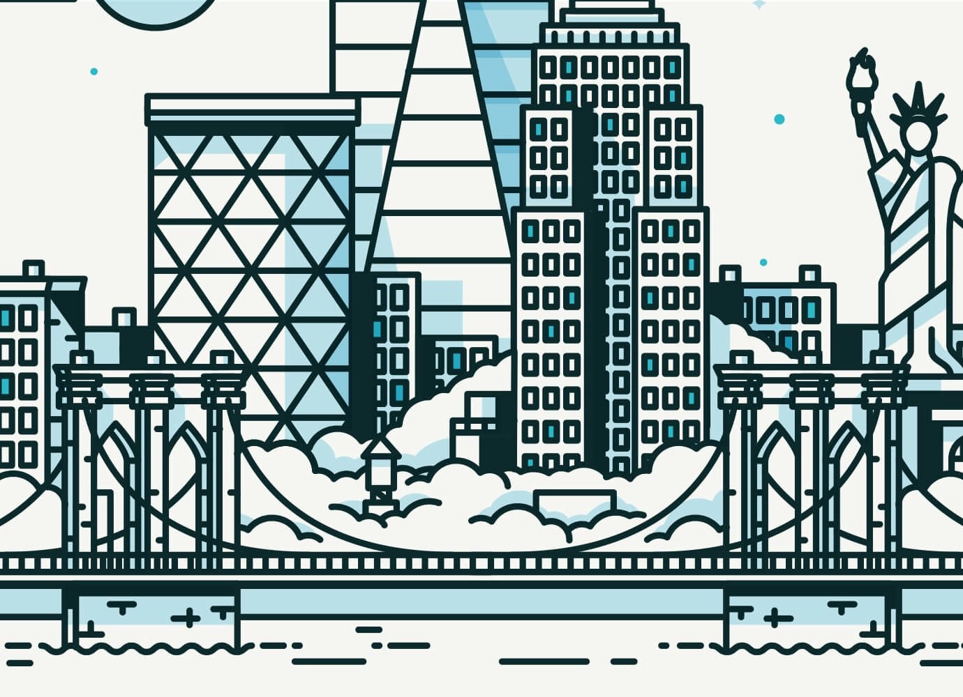 Printed Skyline gallery image