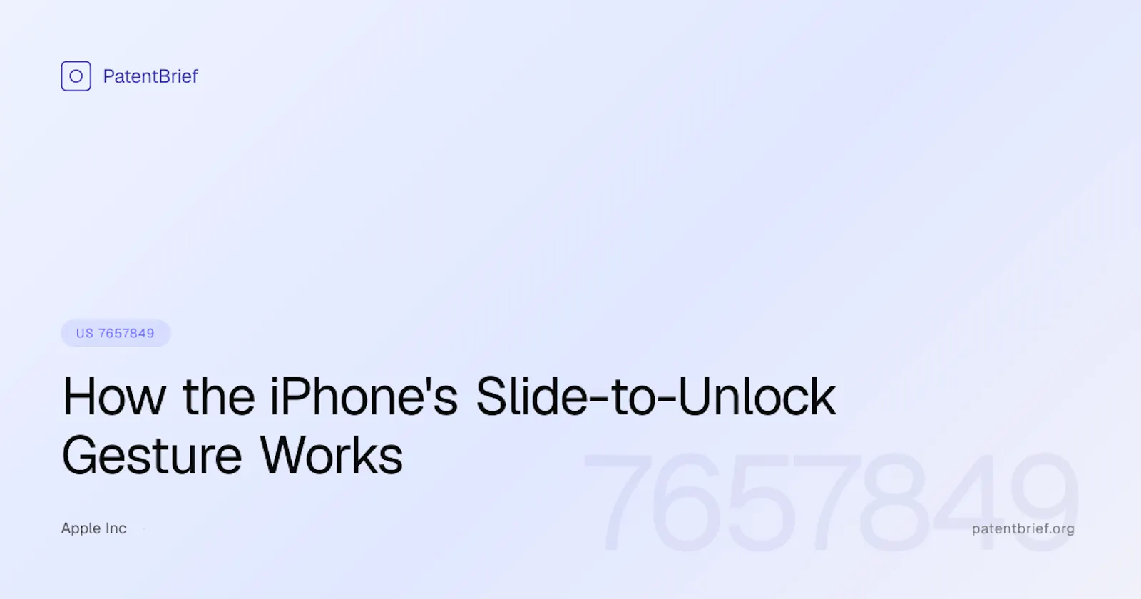 PatentBrief screenshot 1
