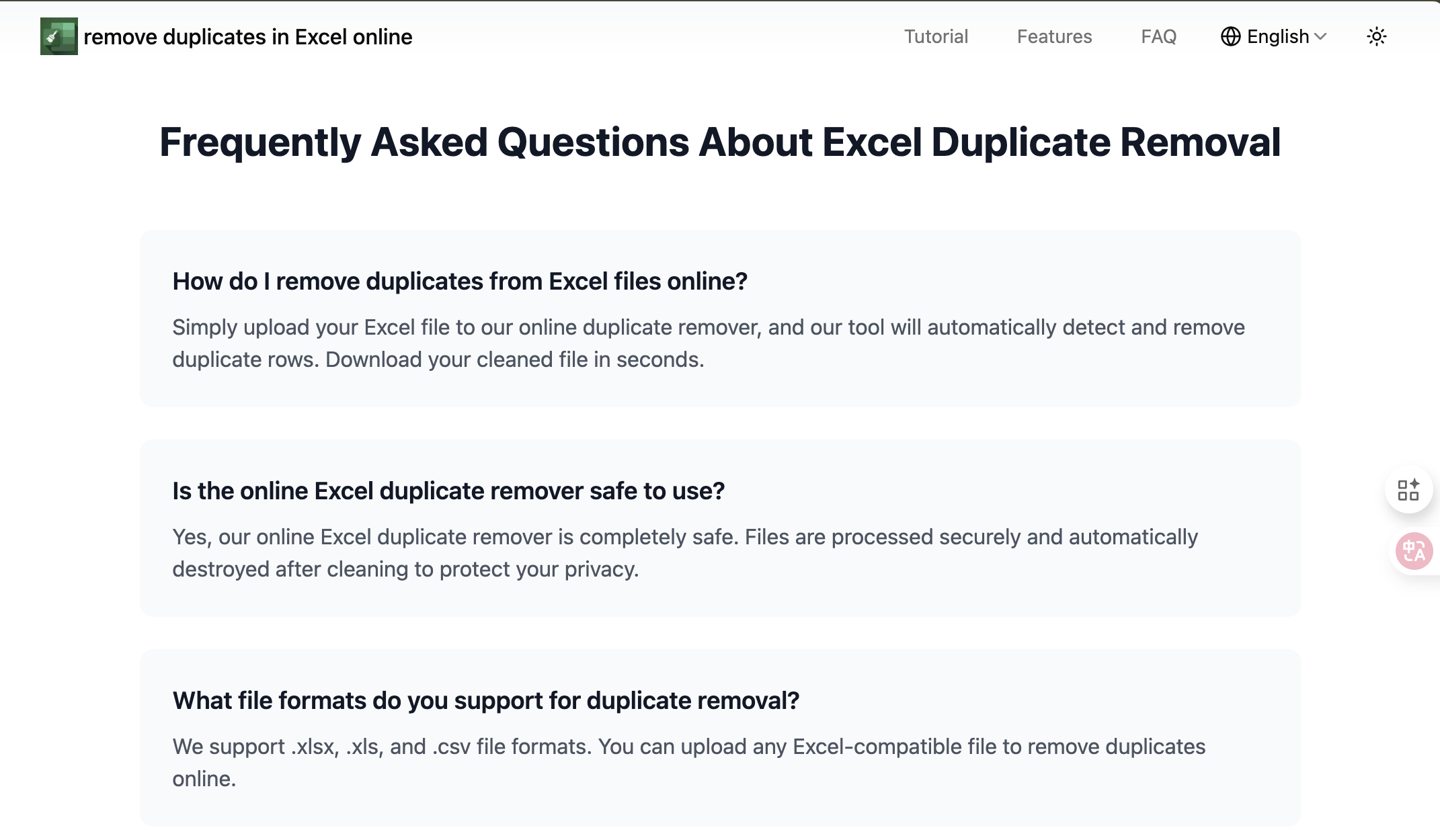 Remove Excel Duplicates Online gallery image