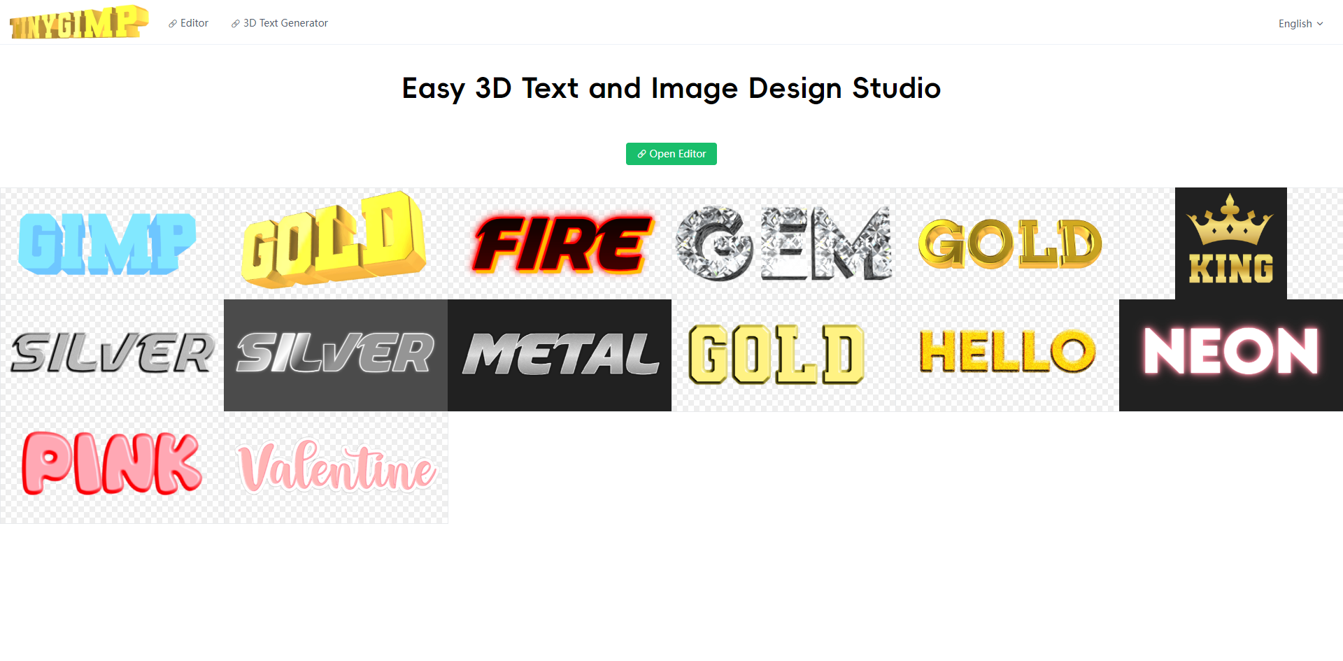 Media Tinygimp - Studio thiết kế hình ảnh 3D dễ dàng 1