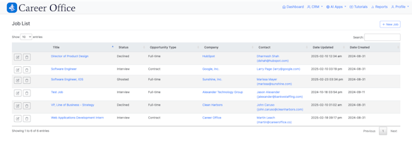 Career Office CRM gallery image