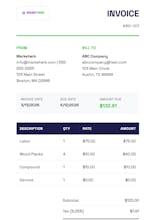 Contractor Invoice Generator gallery image