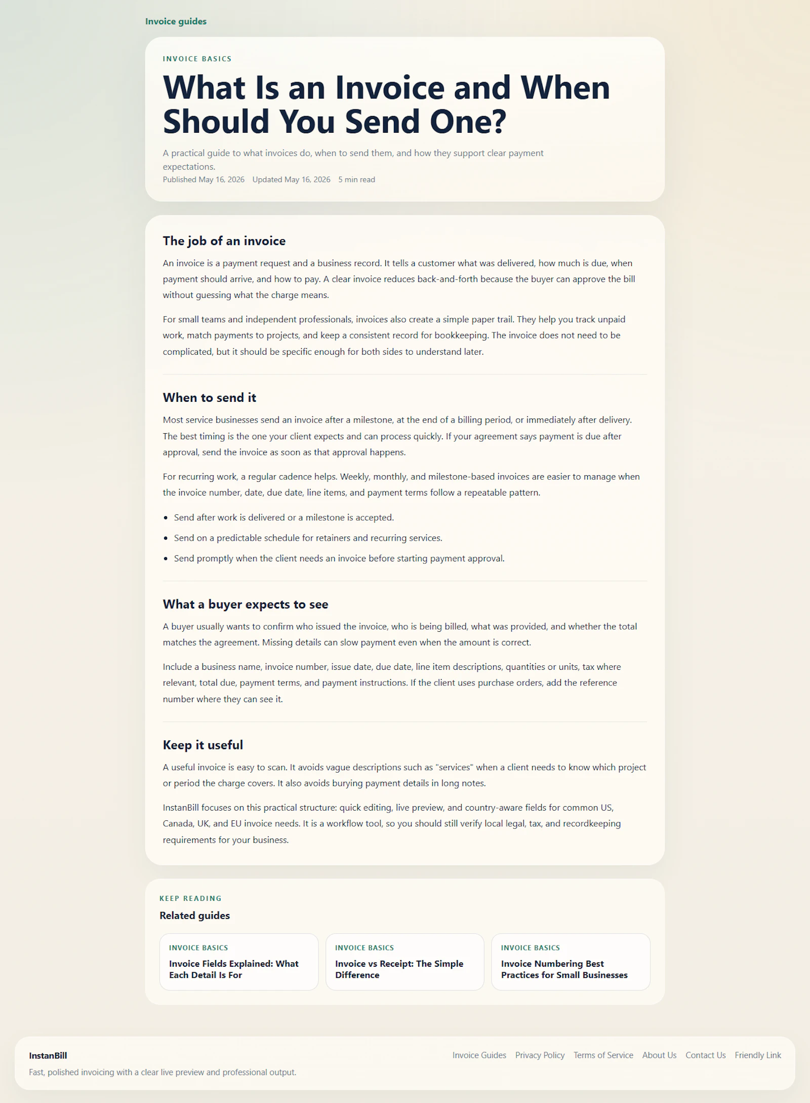 InstanBill screenshot 2