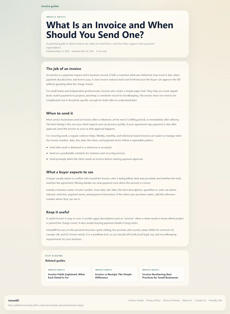 InstanBill screenshot 2