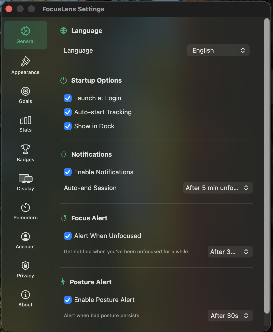 FocusLens - Screenshot 3 showing product features and functionality