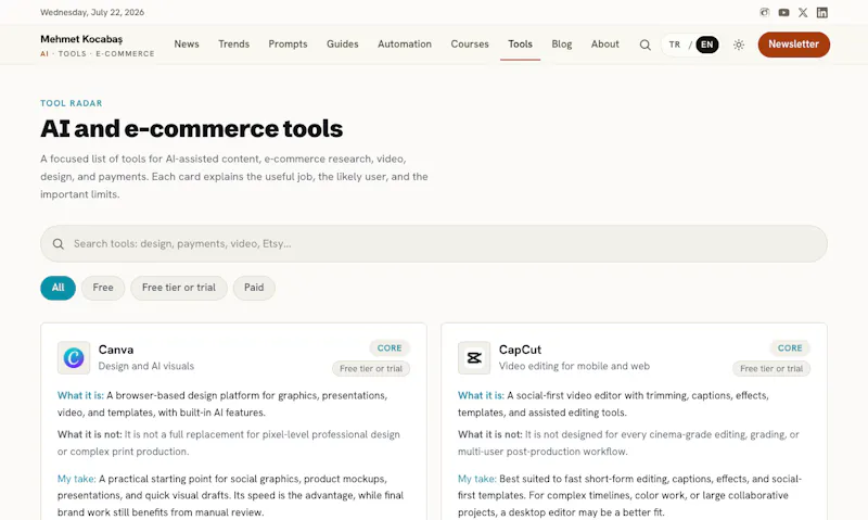 Mehmet Kocabaş: AI for Ecommerce Teams screenshot 2