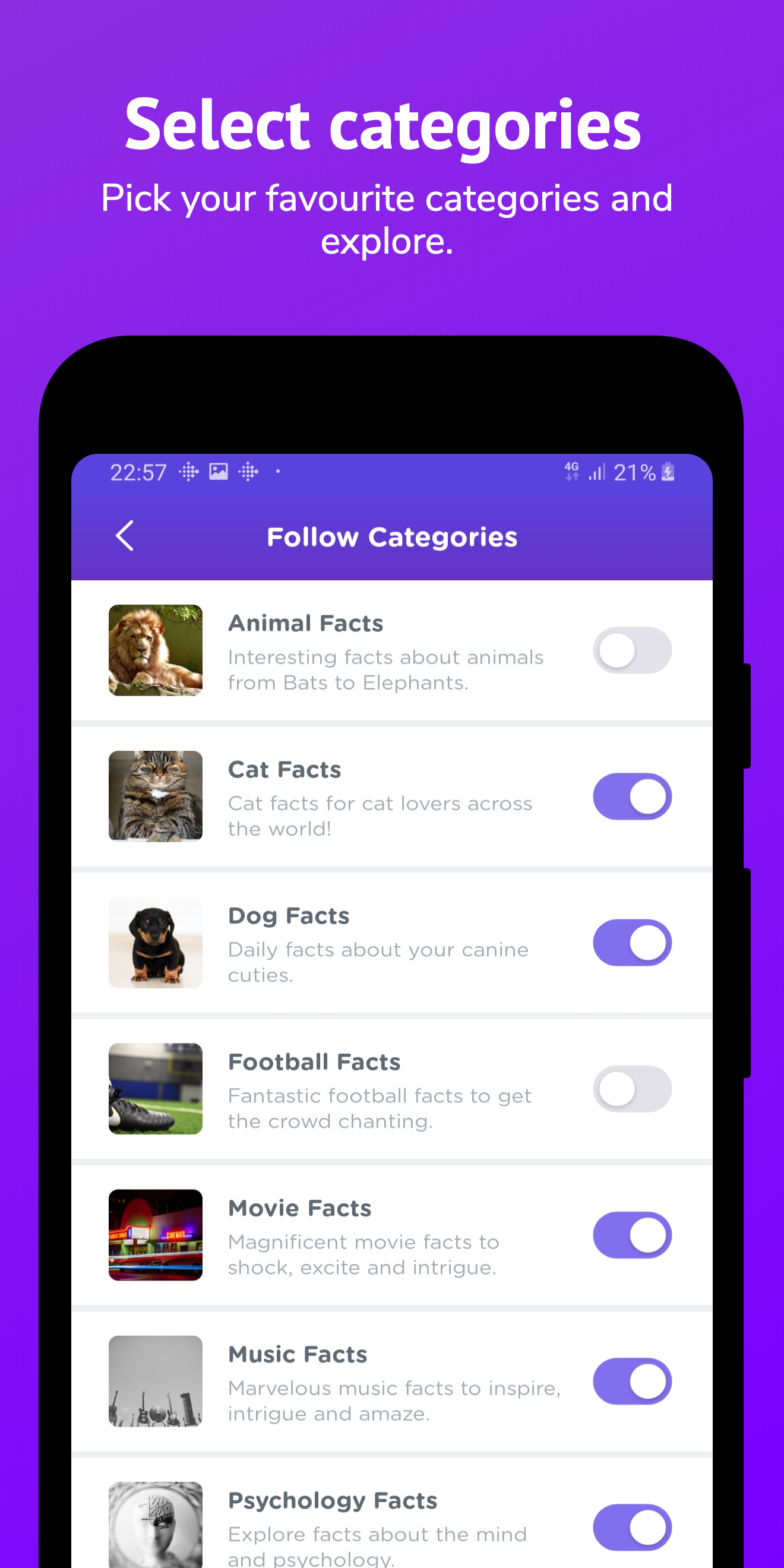 Factology - Swipe Daily Facts gallery image