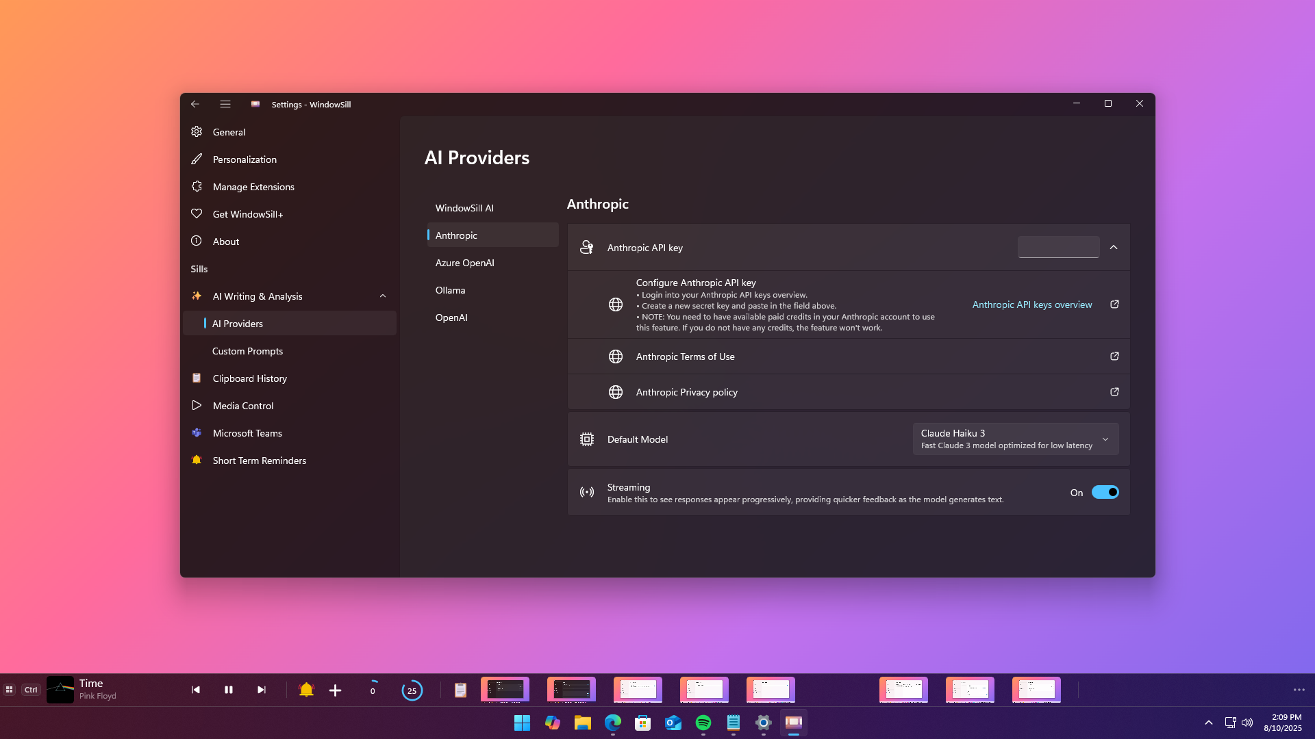 Davanzale - Barra di comando universale alimentata dall'IA per Windows media 17
