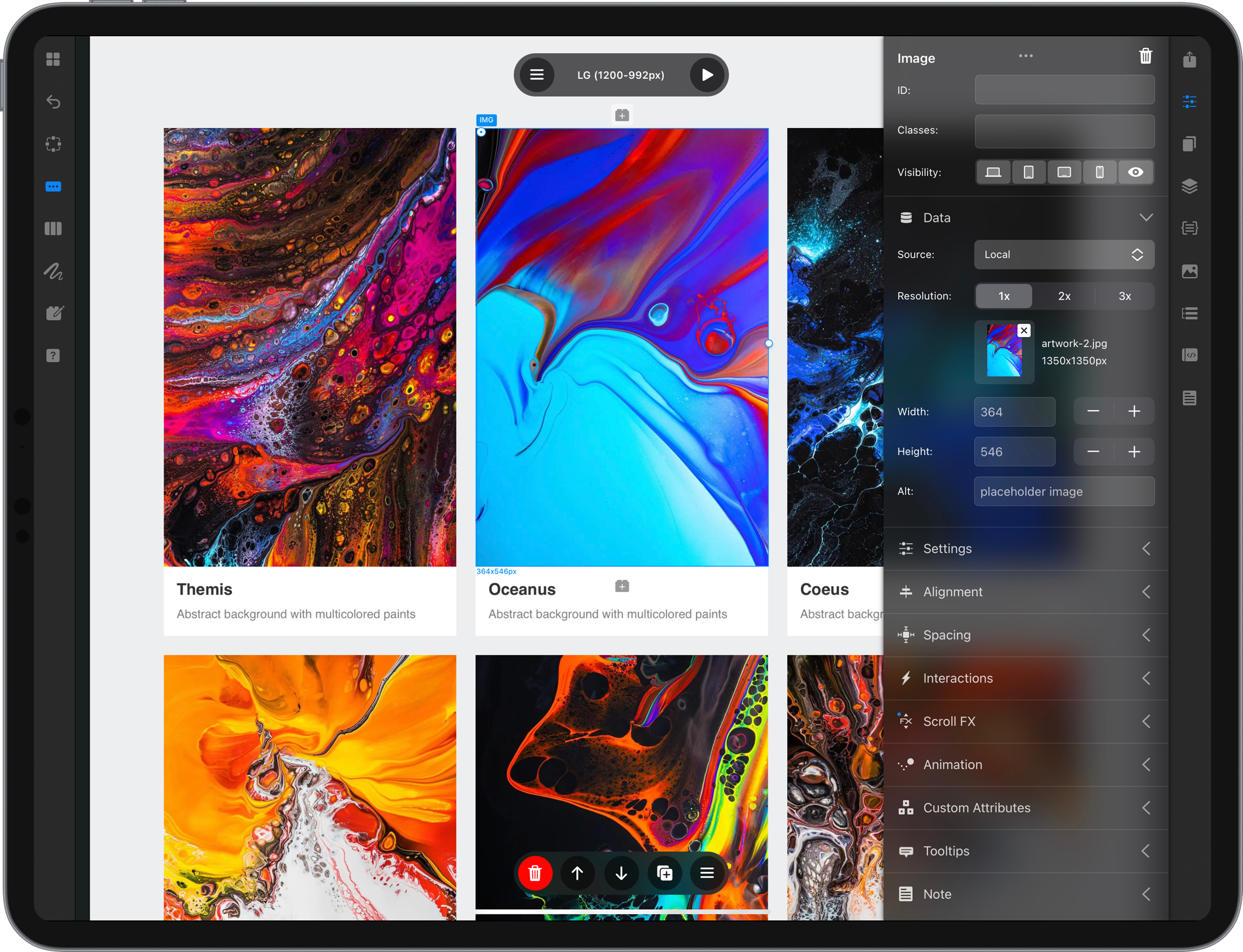 Блок для iPad - Сила для создания красивых сайтов, под рукой. медиа 5