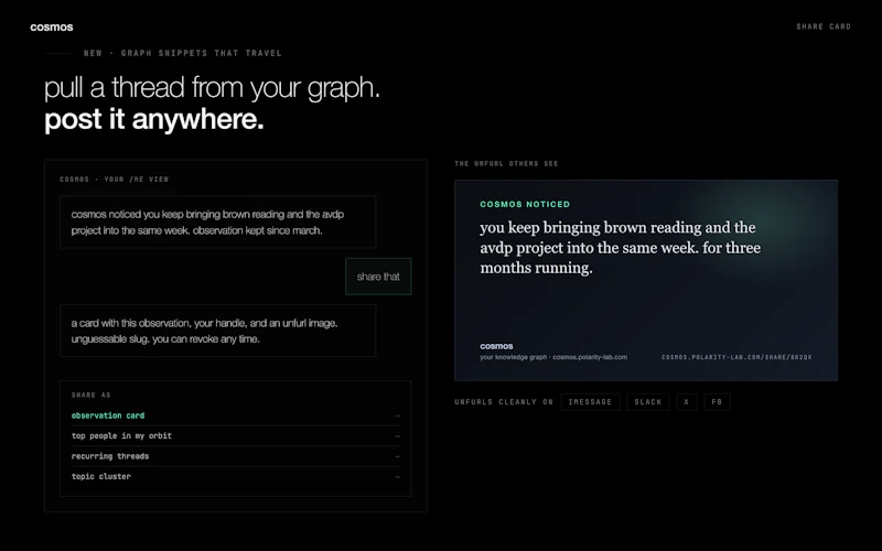 cosmos by polarity lab screenshot 6