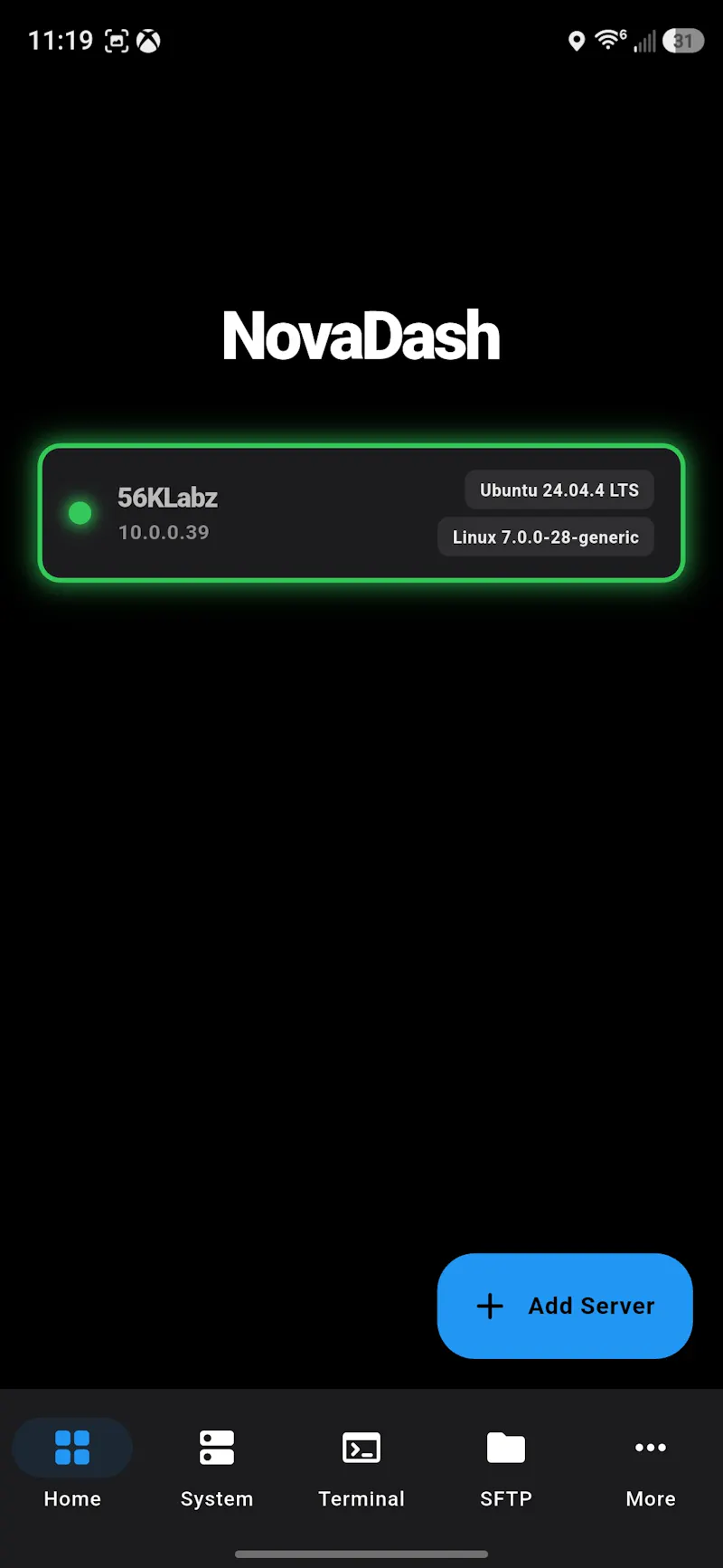 NovaDash screenshot 1