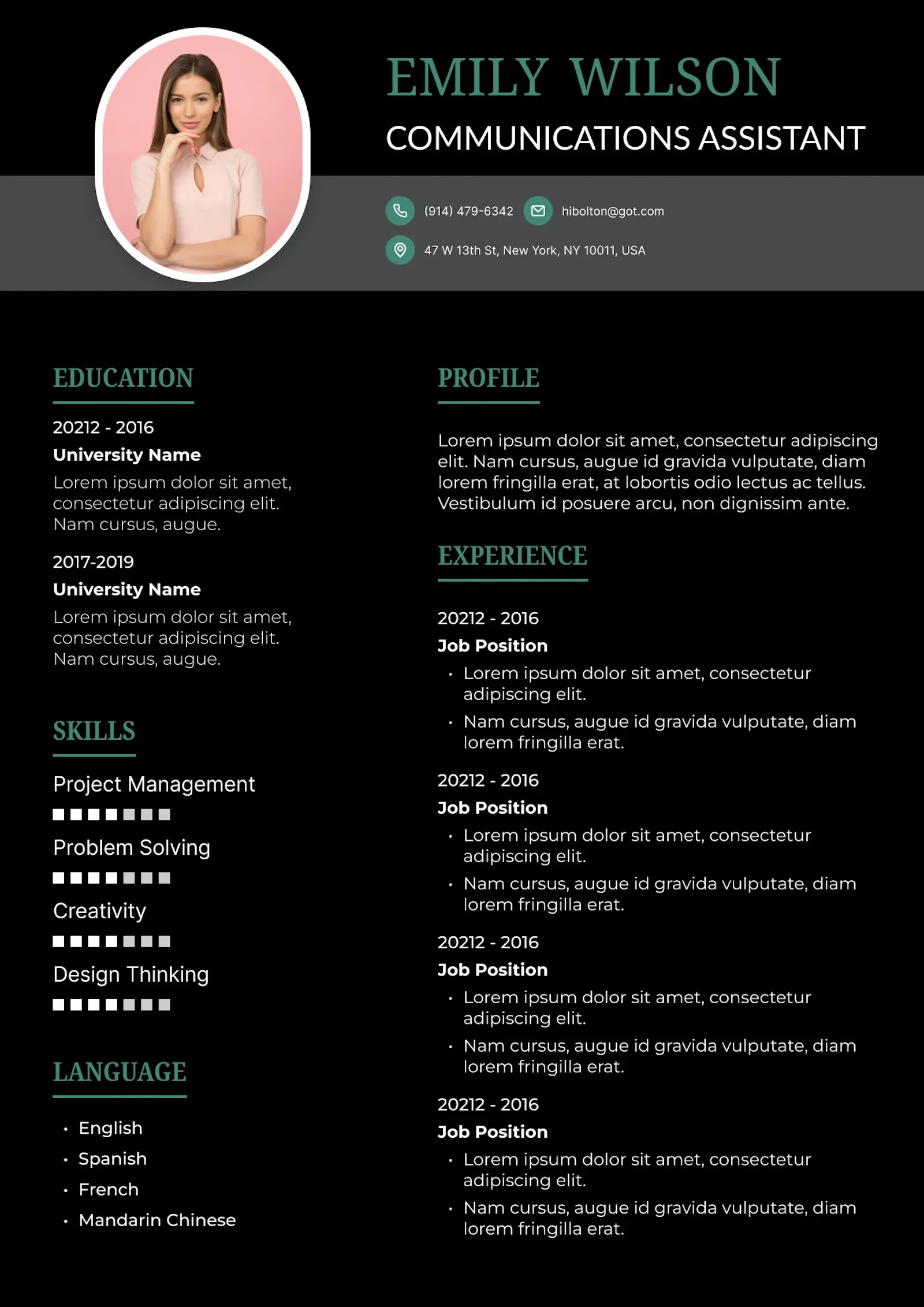 Jump Resume Builder screenshot 2