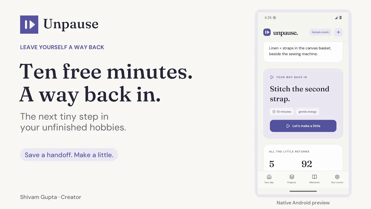 Unpause gallery image