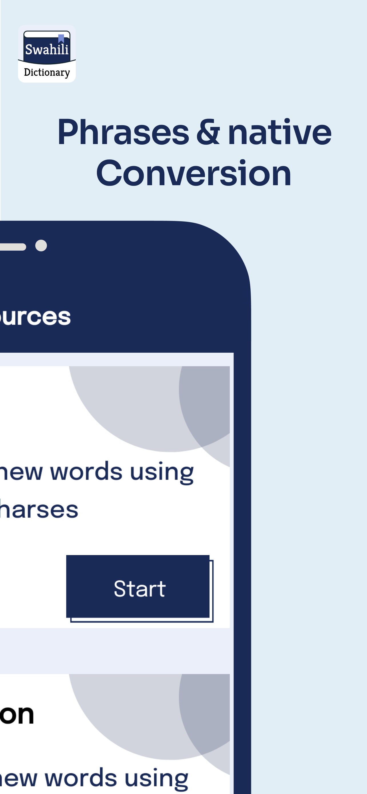 Média Dictionnaire anglais à swahili - Déverrouillez la beauté et le dynamisme de l'application de dictionnaire swahili. 3
