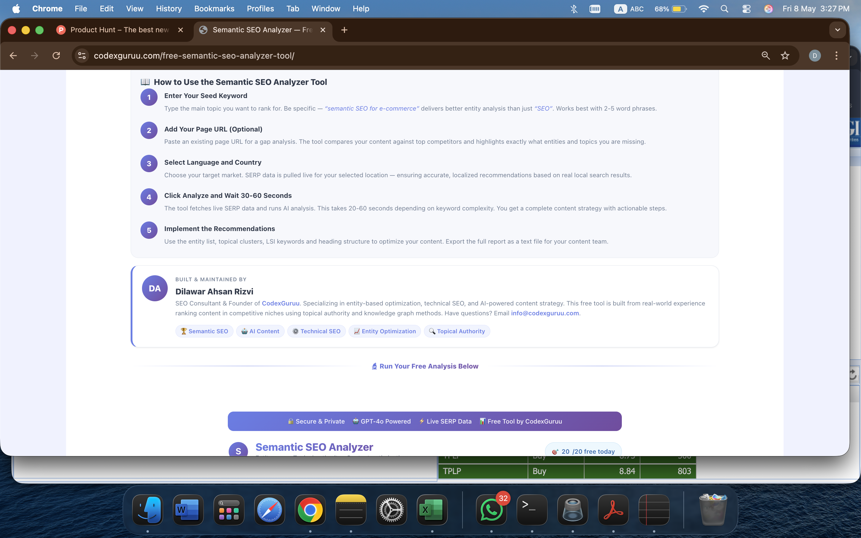 Semantic SEO Analyzer-Free  gallery image