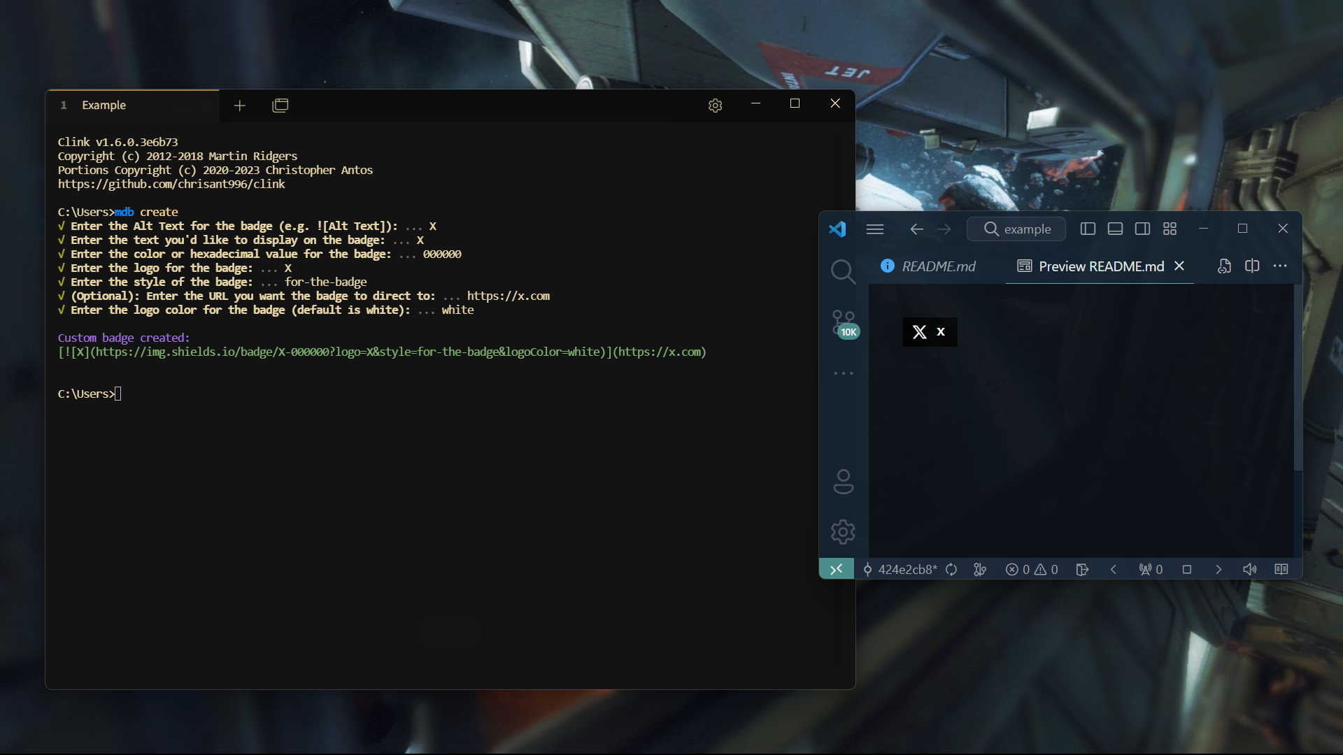 Mídia 2 de mdbadges-cli