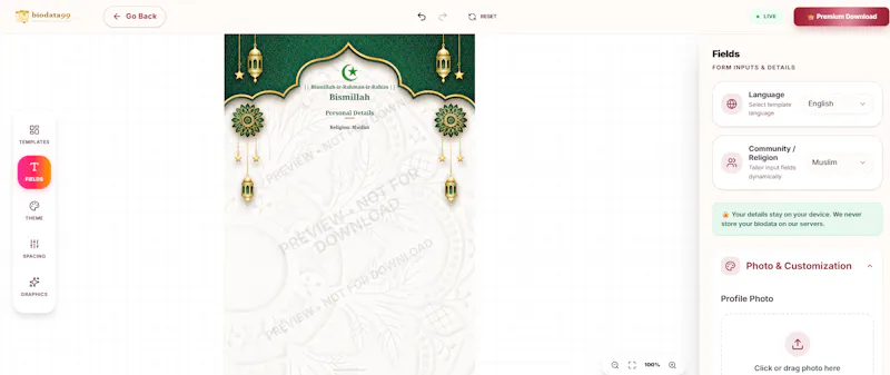 biodata99 screenshot 4