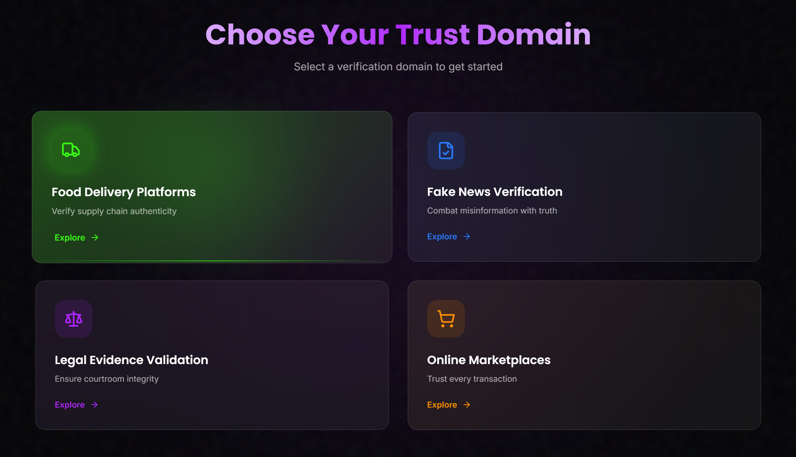 PixelTrust Web App UI Design - Screenshot 2 showing product features and functionality