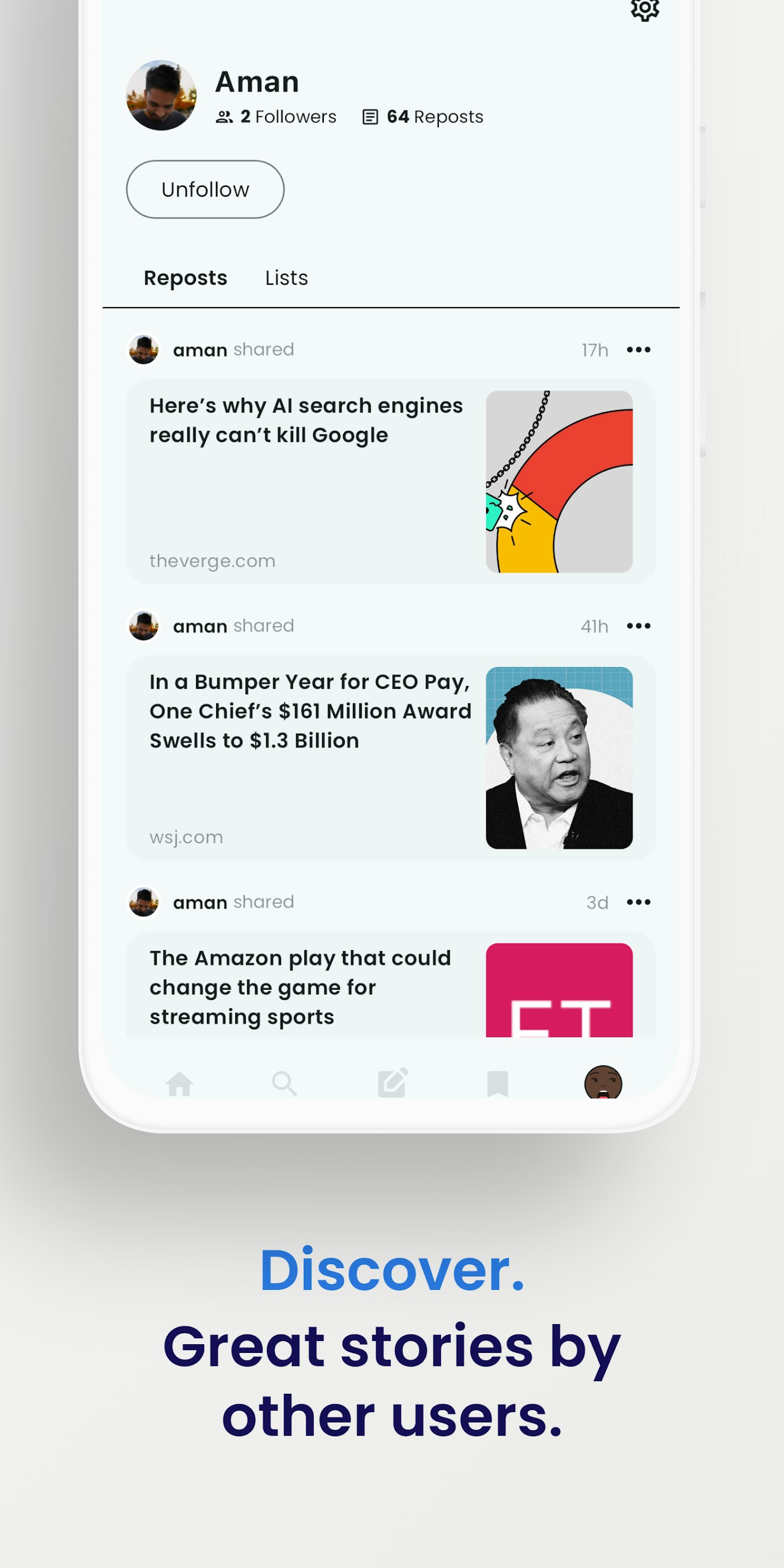 Bread - Simplify Your Reading Journey! Discover, Save, Share. media 3
