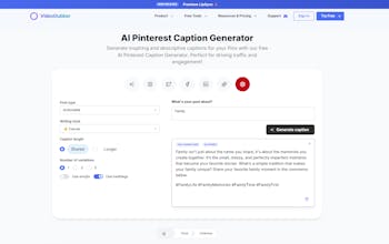 Pinterest Caption Generator gallery image