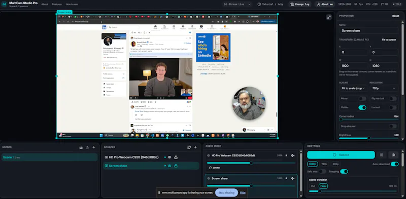 MultiCam Pro screenshot 3