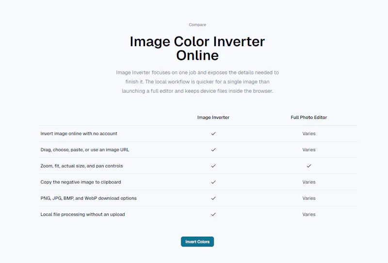 Image Inverter screenshot 2