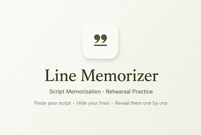 Line Memorizer – Script Practice screenshot 1